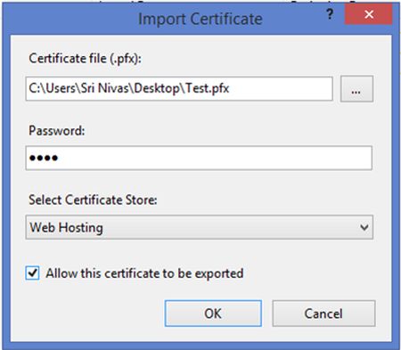 import certificate